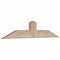 Ekena Millwork Portland Smooth Timber Gable Bracket, Douglas Fir, 36"W x 7"H x 1 1/2"D x 3 1/2"F, 5/12 Pitch GBW036X07X0204POR00SDF - alternate 3